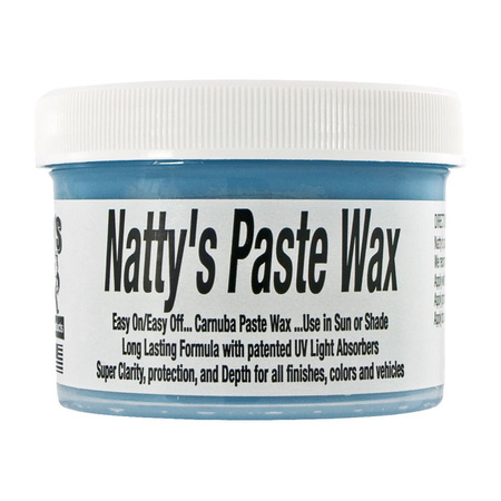 POORBOY'S WORLD NATTY'S PASTE WAX BLUE 235G - WOSK DO NIEBIESKICH LAKIERÓW, WZMACNIA KOLOR I SZKLISTOŚĆ