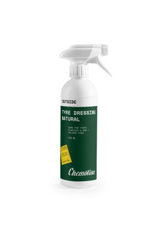 CHEMOTION TYRE DRESSING NATURAL 0,5L - PRODUKT DO KONSERWACJI OPON, GUMY I TWORZYW SZTUCZNYCH