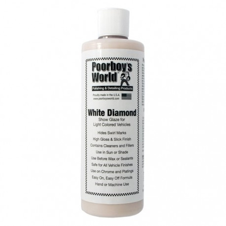 POORBOY'S WORLD WHITE DIAMOND 946ML - POLITURA DO JASNYCH LAKIERÓW