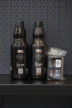 ADBL BLACK WATER + TIRE&RUBBER CLEANER - ZESTAW DO CZYSZCZENIA I ZABEPIECZANIA OPON