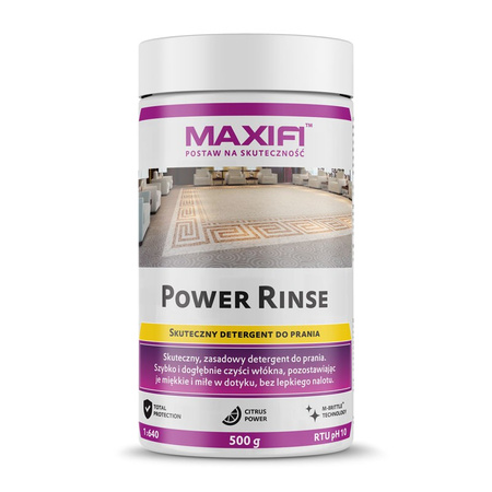 MAXIFI POWER RINSE 500G - PROSZEK DO PŁUKANIA EKSTRAKCYJNEGO