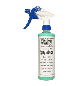 POORBOY'S SPRAY & GLOSS 946ML - ŚWIETNY QUICKDETAILER, ŁATWY W OBSŁUDZE