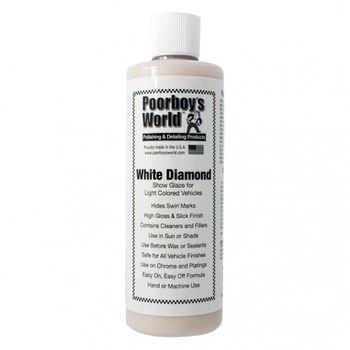 POORBOY'S WORLD WHITE DIAMOND 946ML - POLITURA DO JASNYCH LAKIERÓW