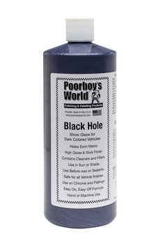 POORBOY'S WORLD BLACK HOLE 964ML - POLITURA DO CIEMNYCH LAKIERÓW, MOCNO MASKUJE