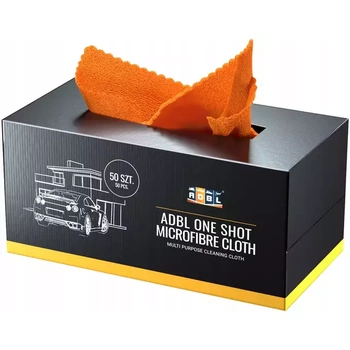 ADBL One Shot Microfibre Cloth - zestaw mikrofibr bez obszycia, 50 sztuk