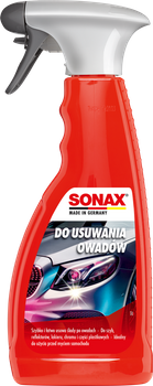 SONAX PŁYN DO USUWANIA OWADÓW 0.5L - SZYBKI I ŁATWY W UŻYCIU